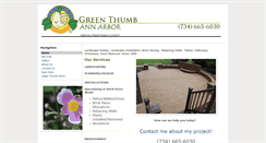 Desktop Screenshot of greenthumbannarbor.com